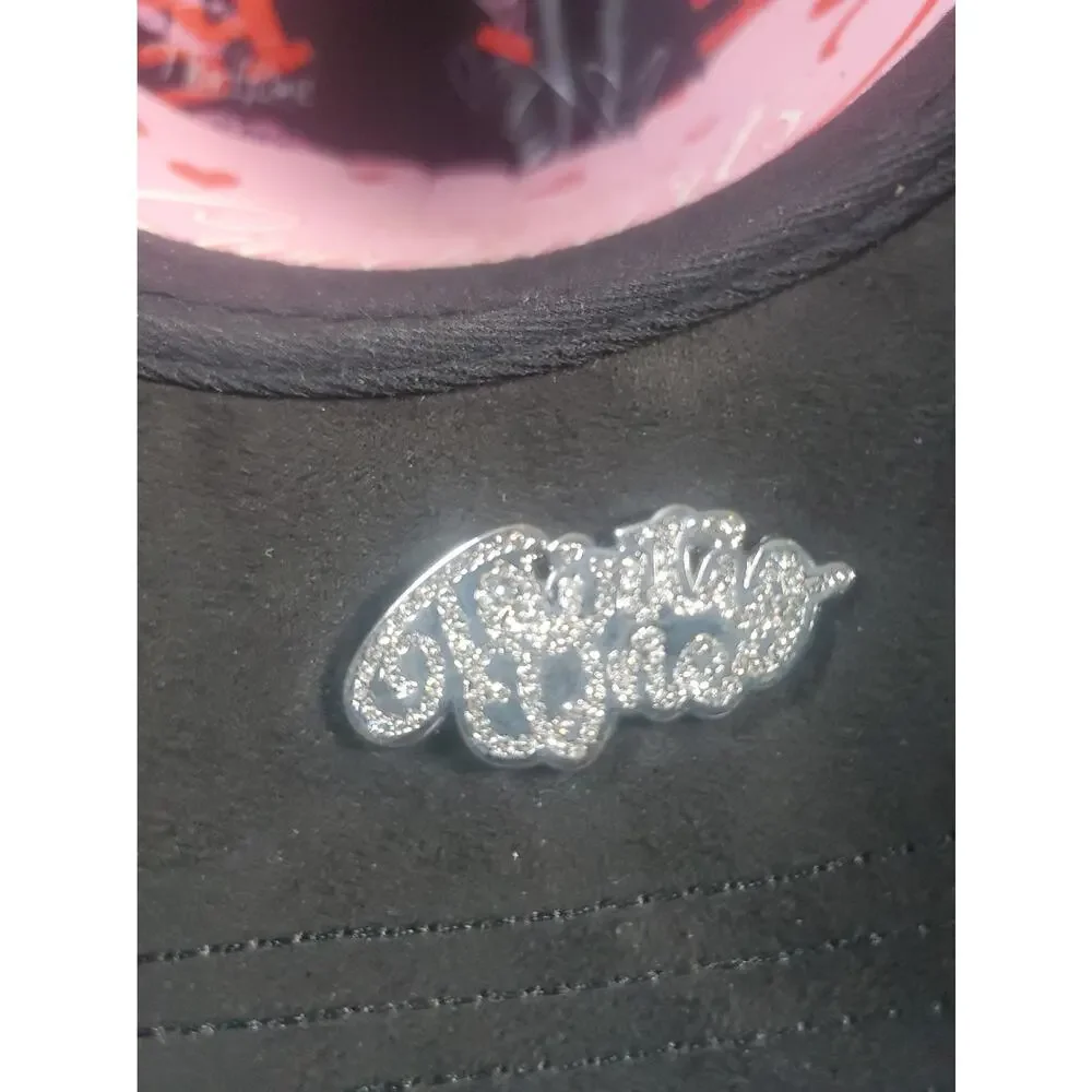 31 Hats Thirty One NY Lovestruck Snapback Hat Black Valentine Sweethearts New